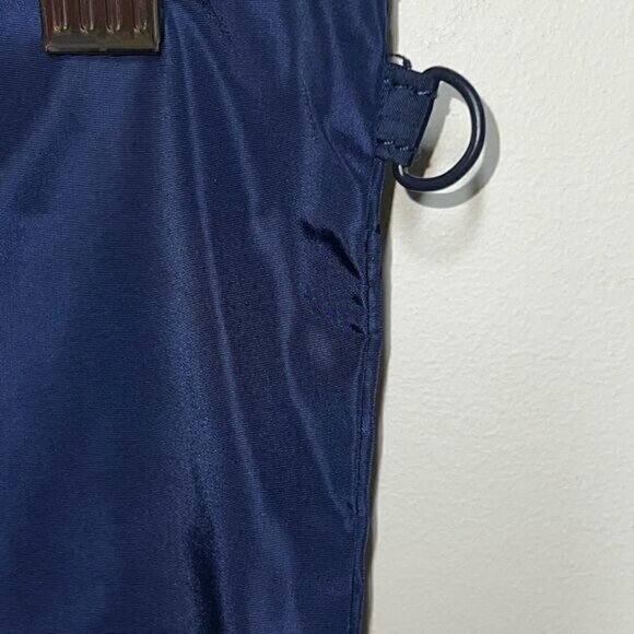 New Unused Dagne Dover Zip Nylon Navy Bag For Acessories Laundry - Picture 2 of 4